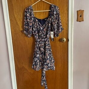 Trixxi mini dress with back tie